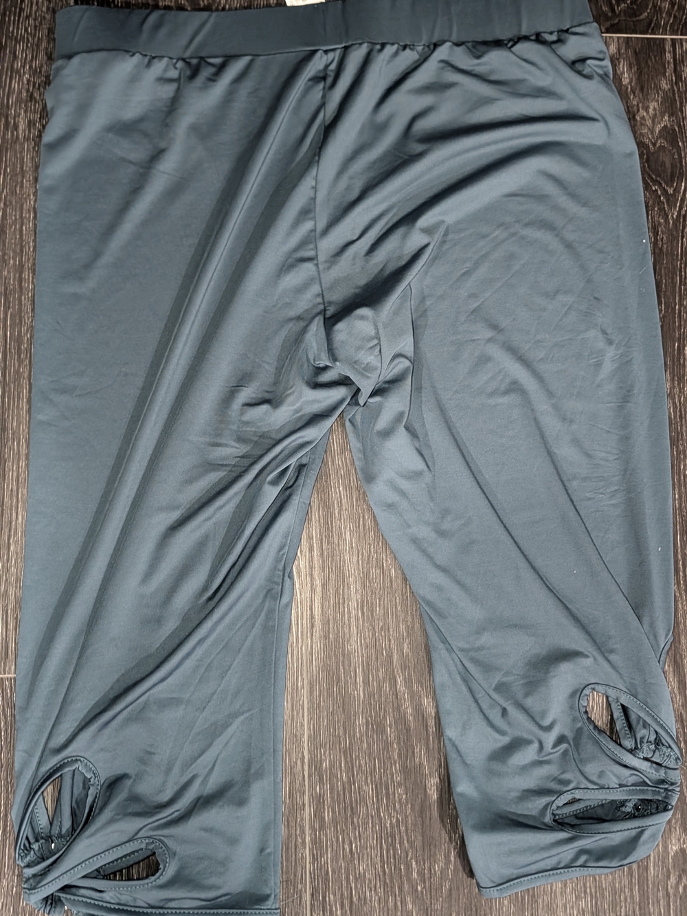 Dark Teal Active Cropped Leggings
